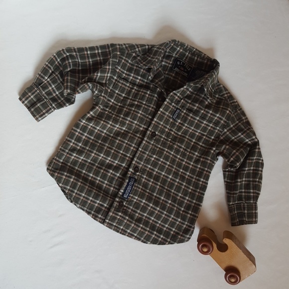 🆕U.S. Polo Assn. Button Down Shirt Toddler Boys - Picture 1 of 4